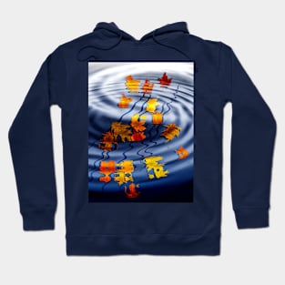 Autumn Leaves on the Water Hoodie